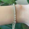 4.6 Ctw Natural Diamond Tennis Bracelet In 14Kt Yellow Gold