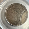 1840 Braided Hair Cent Small Date VF30 PCGS