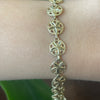 14Kt Yellow Gold Sand Dollar Bracelet