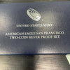 2012 San Francisco Mint 1 Ozt Proof American Silver Eagle 2 Coin Set