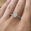 1.25 Ctw LAB Diamond Ring In 14Kt Yellow Gold