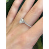 1.25 Ctw Oval LAB Diamond Hidden Halo Ring in 14kt Yellow or White Gold