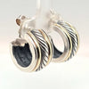 David Yurman 14kt gold & sterling silver earrings