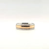 James Avery 14kt gold & sterling silver men's band size 9.75