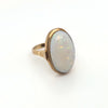 5.5ctw Vintage Australian Opal 8kt Gold Ring