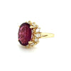 Estate 6.1ct Rubilite Tourmaline & 1ctw Diamond Accents In 14kt Gold