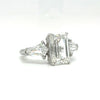 7 Ctw Lab Diamond Ring In 14Kt White Gold