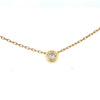 Cartier D'Amour Large Model 18Kt Yellow Gold & 0.18 Ctw Natural Diamond Necklace