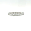 14Kt White Gold & 1 Ctw LAB Diamond Eternity Band