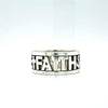 James Avery Sterling Silver "Faith Hope Love" Ring