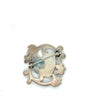 James Avery Sterling Silver Heart & Flowers Pin