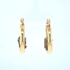 14Kt Two-Toned Elephant Hoop Earrings