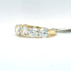 3.25 Ctw LAB Diamond 7 Stone Ring in Your Choice of 14kt Yellow or White Gold