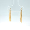 14Kt Yellow Gold Rectangle Hoop Earrings