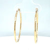 Large 14kt Yellow Gold Hoop Earrings