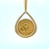 1/20 Ozt Gold Panda Coin Pendant & 14Kt Yellow Gold Bezel and Chain
