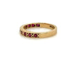 Vintage 1/4 CTW Natural Ruby Band In 14kt Gold